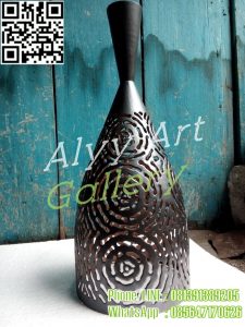 lampu gantung tembaga ukiran