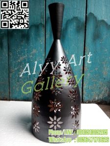 lampu gantung tembaga ukiran