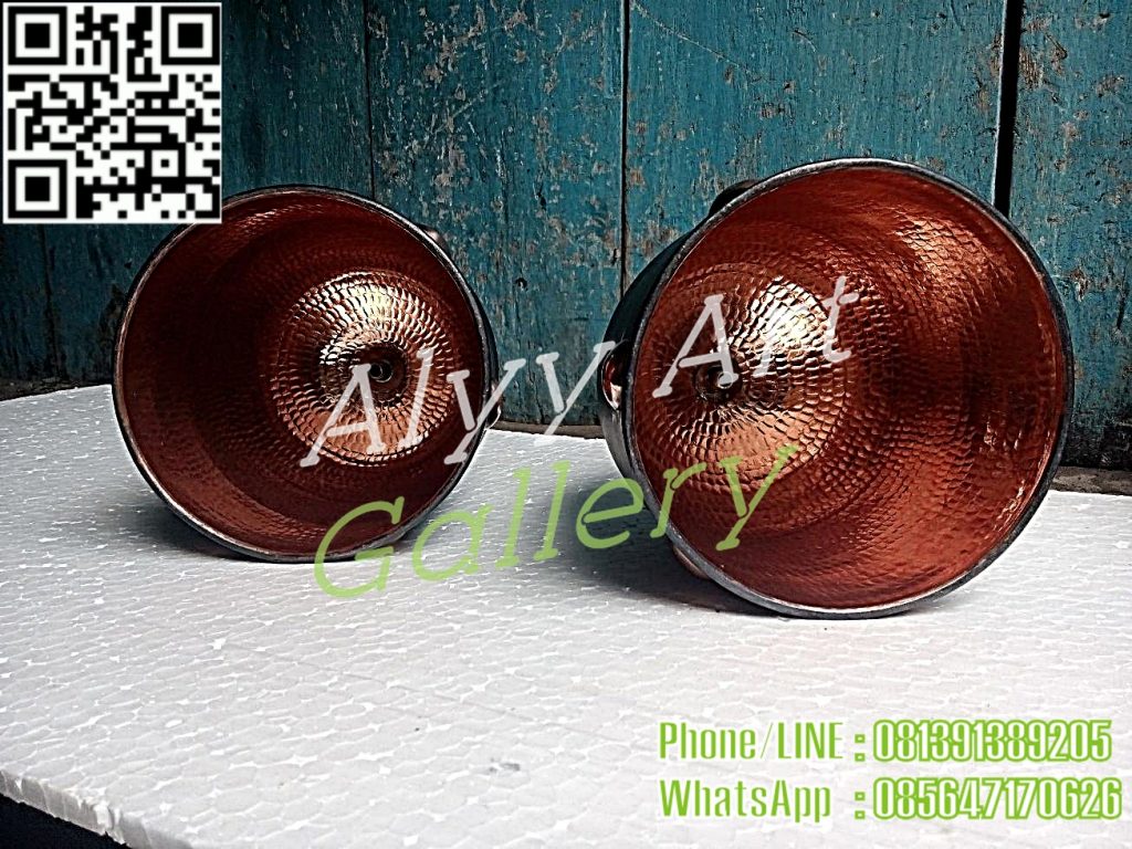 lampu gantung tembaga hitam