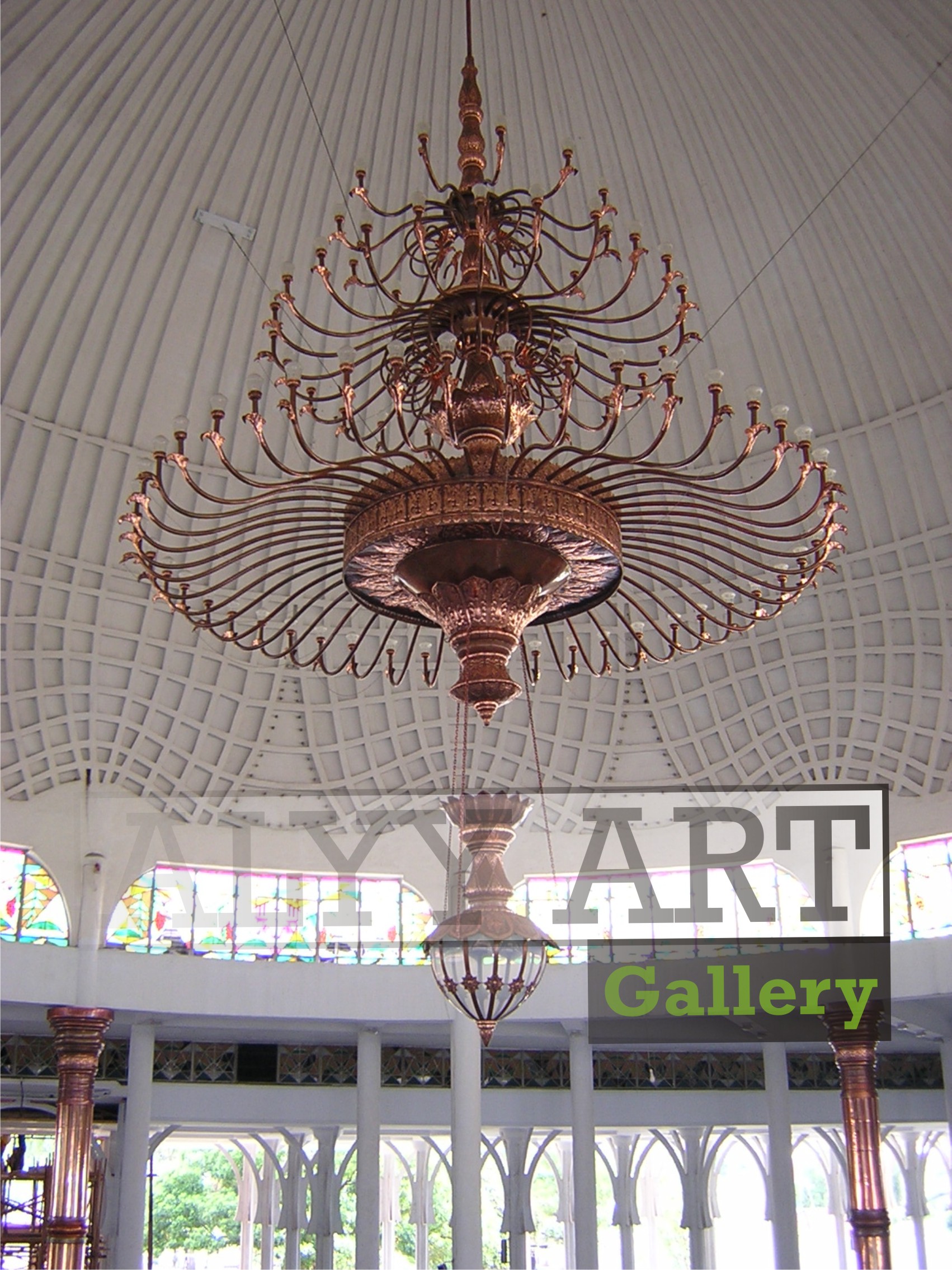 Kerajinan Lampu  Gantung  Tembaga Alyy Art  Gallery